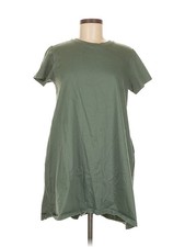 Uniqlo Women Green Casual Dress M