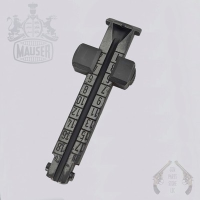 K98k Mauser Rear Sight Leaf & Slide   WaA359 Waffenamt, 2 Sided