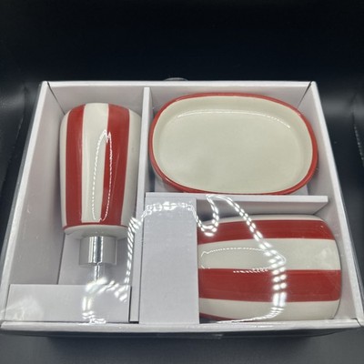 3 Count Ceramic Bathroom Set