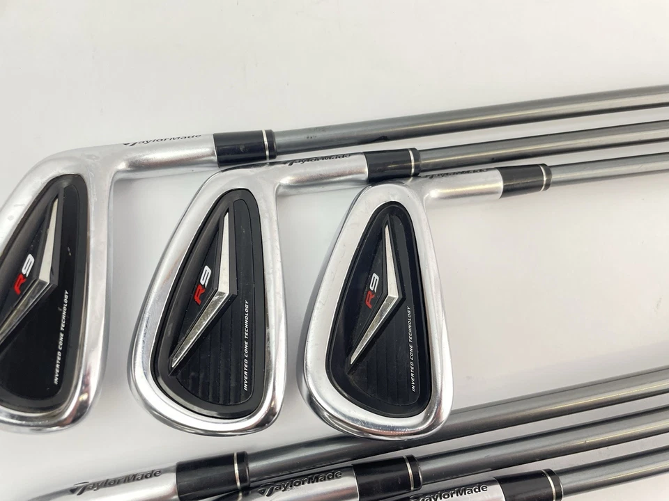 Taylormade R9 Irons 5-PW Fujikura Regular Graphite /Right /New Grips /28498 - Image 3 of 4