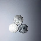 US Mint 3x American Silver Eagle $1 1/10 oz .999 Silver Business Uncertified