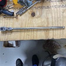 1/2" Drive Locking Flexhead Chrome Grip Ratchet, 22" MR1224FL EZRED ..Works 100%