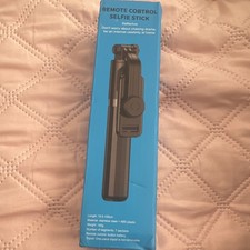 Wireless Selfie Stick Tripod, Remote Control, For iOS  Android, Black