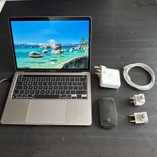 MacBook Pro A2338 13-inch (2020), M1, 16GB, Charger and Magic Mouse bundle
