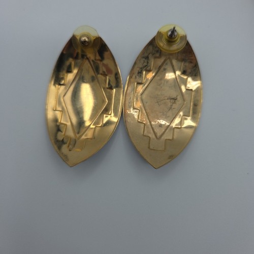 Vintage Southwest Oval Ohrstecker Lila Rosa Leicht Retro Tribal - Bild 5 von 6