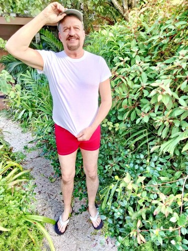 Rare Vintage Tulio Mens Swim Trunks Small Red - Picture 4 of 7