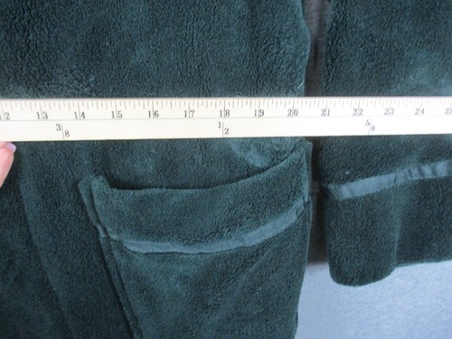Intimo Bath Robe Green One Size Pockets Tied Waist - Picture 3 of 10
