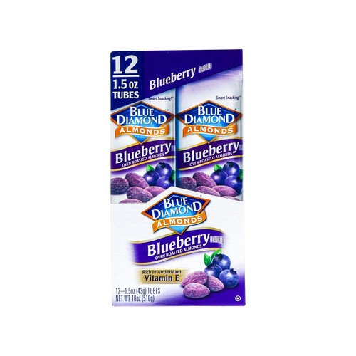 Buy Blue Diamond Blueberry Oven Roasted Almonds,1.5 oz tube, Pack Of 12 eBay