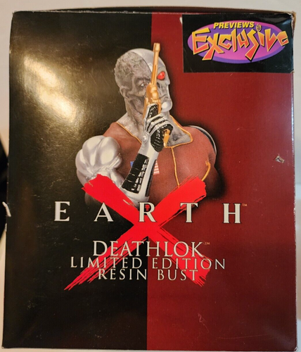 DEATHLOK LIMTD ED METALLIC VARIANT BUST -EARTH X - DYNAMIC FORCES #571/1200-2001 - Picture 11 of 14