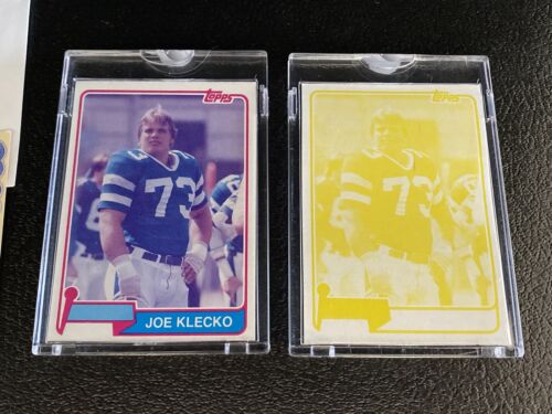 Joe Klecko 1981 Topps Vault Proof Cards Blank Back Card Color Separation HOF #47 - Picture 3 of 14