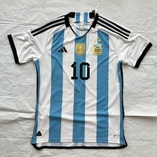 Adidas Argentina 2023 Home 3 stars HEAT.RDY Messi L XL player version