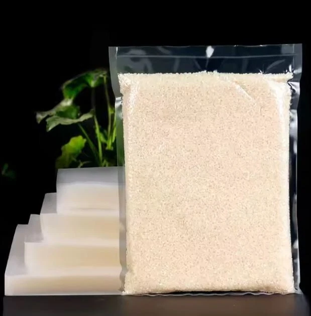 Paquete de 500 paquetes de bolsas selladoras al vacío de polietileno/nylon paquete de almacenamiento de alimentos cámara de todos los tamaños Foto 2 de 4