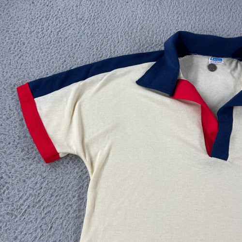 Vintage 70s Champion United States Olympic Training Center Colorado Springs Polo - Picture 2 of 12