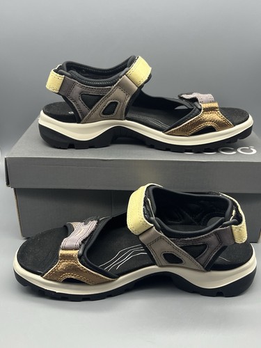 Ecco Yucatan Offroad Women’s Size 8 EU 39 Multicolor 3-Strap Sport Sandals NWB - Picture 3 of 14