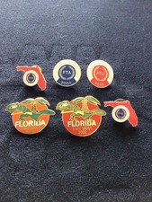 6 épingles à revers/chapeau Florida State de la fin des années 1990 et du début des années 2000 »