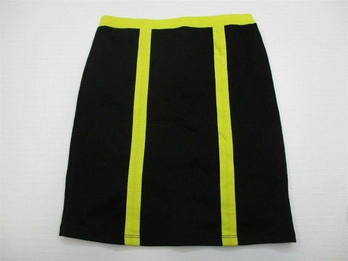 new DISNEY REMIX Youth Girl's Size XL Knit Black/Lime Pencil Skirt - Picture 5 of 6