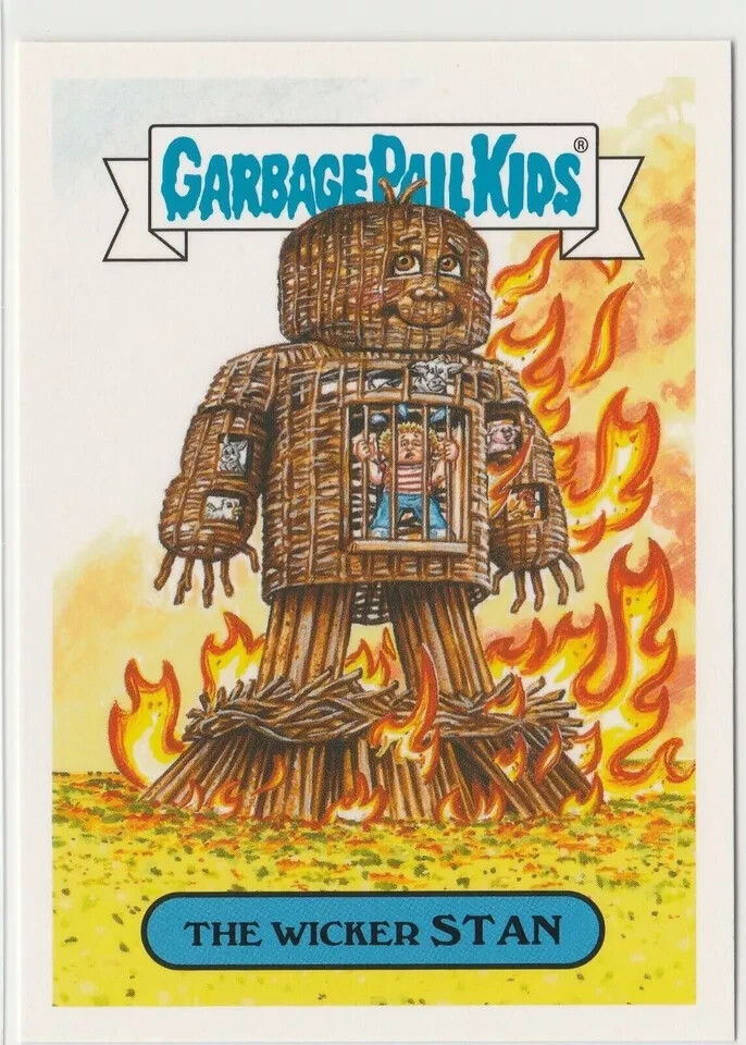 Garbage Pail Kids GPK 2018 Wicker Stan #12a Oh the Horror-ible Card