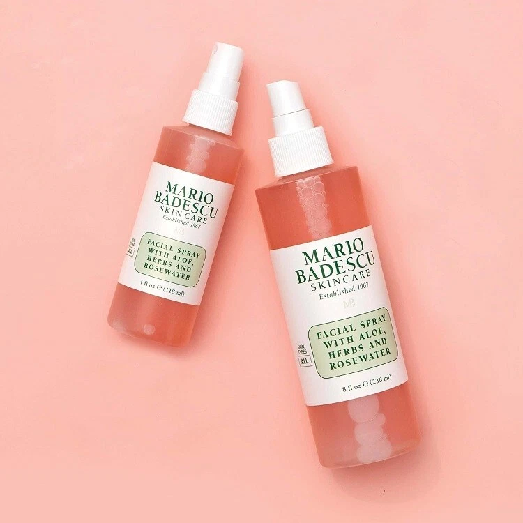 Mario Badescu Spray Facial con Aloe, Hierbas y Agua de Rosas para Todo Tipo de Piel 8fl Foto 4 de 4