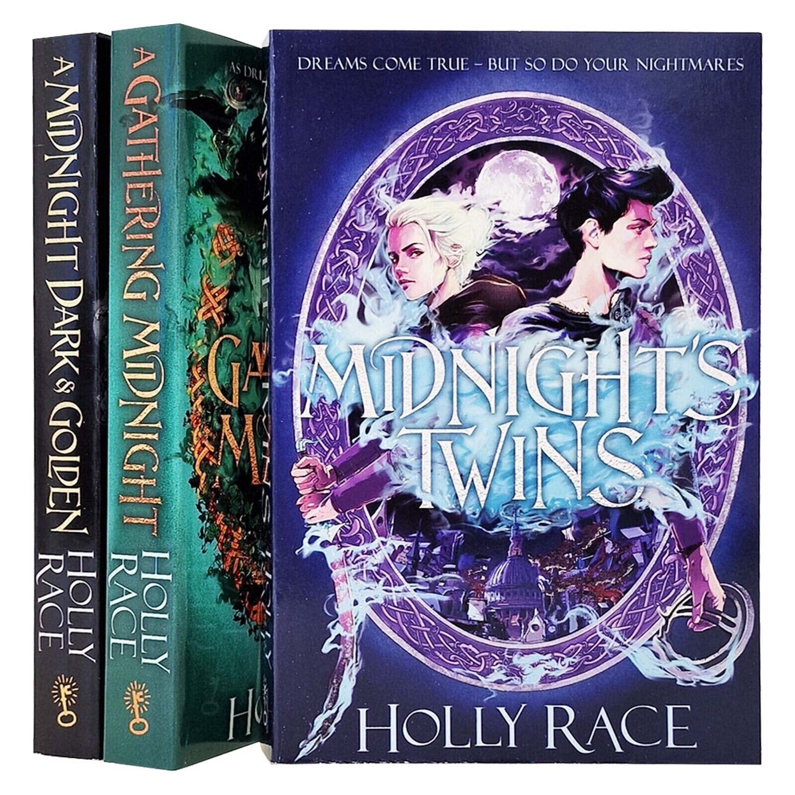 City of Nightmares Series 3 Books Collection Set by Holly Race Gathering Midnigh