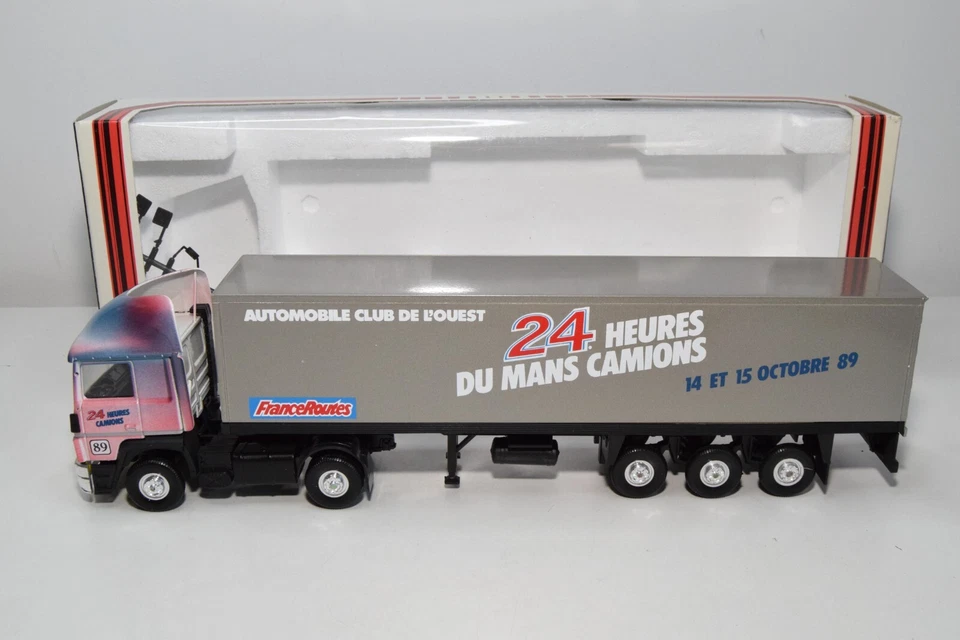 B71 1:43 ELIGOR LBS RENAULT V8 TURBO TRUCK TRAILER 24 ORE DI LE MANS 1989 VNMIB - Immagine 2 di 4