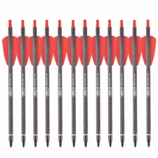 12Pcs 7.5" Crossbow Bolts Carbon practice Arrows for Hunting Shooting Targeting
