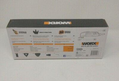 WORX WX665L 2.5 Amp Corded Oscillating Multi-Tool 845534015287| eBay