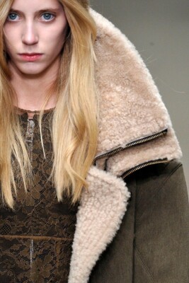 Burberry PRORSUM Iconic Aviator Shearling 2010 RUNWAY Size 38