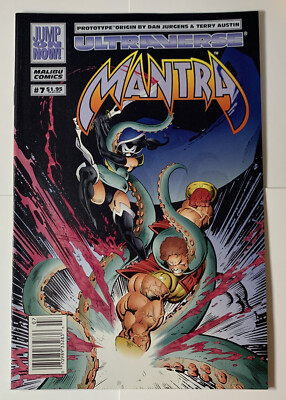 Malibu Comics - Mantra #7 Ultraverse 1994 Newsstand Variation