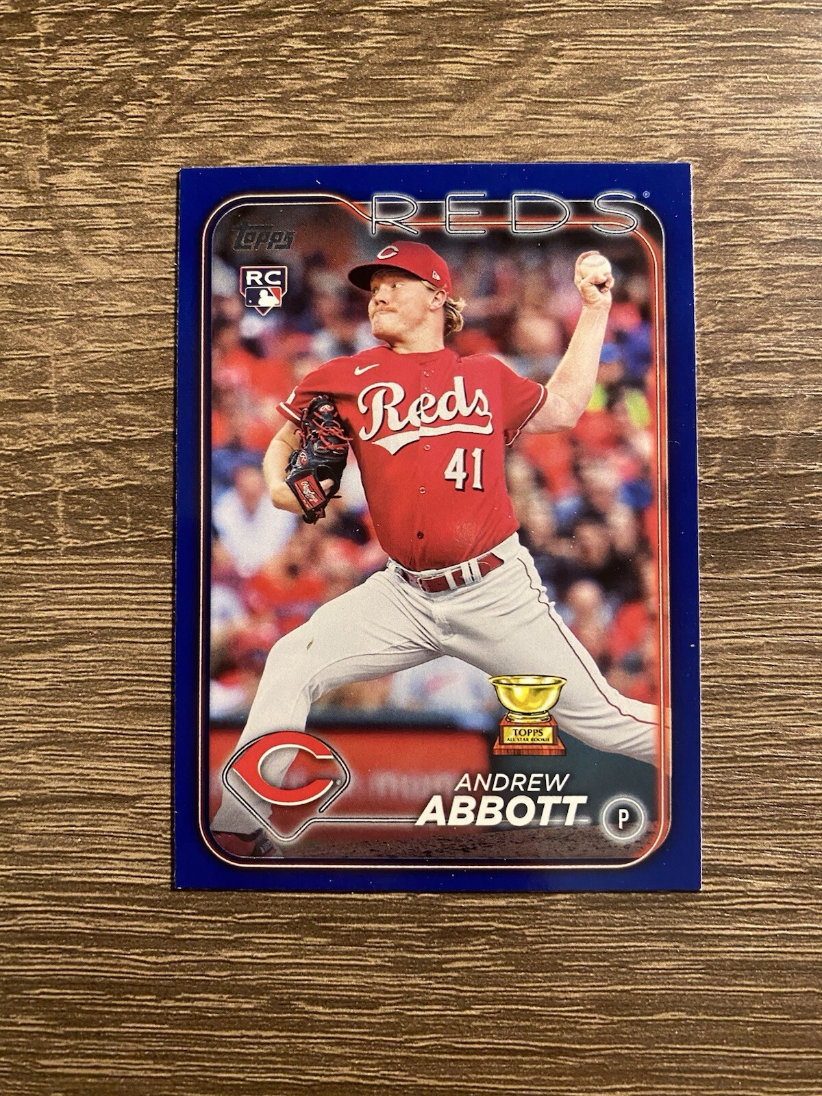 2024 Topps Series 1 -  Royal Blue #214 Andrew Abbott (RC)