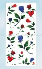 cool wrist tattoos heart rose girl women temporary tattoo