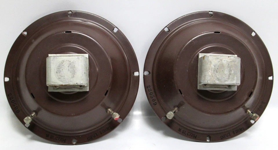 Par de Altavoces Woofer Jensen M81 C7704 8" pulgadas Gama Media 8 OHM  Foto 4 de 4