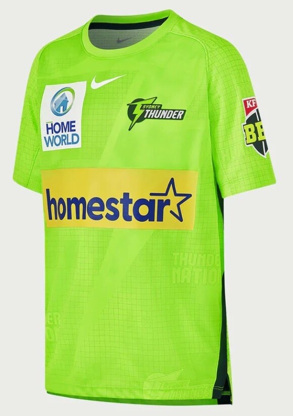 Sydney Thunder BBL Nike Youth Jersey by Sporting House