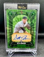 Seth Johnson Auto /3 2024 Wild Card 5 Card Draw Green Baltimore Orioles