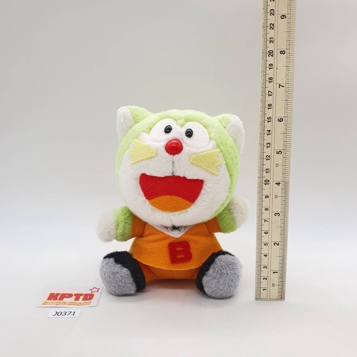 Dora-Rinho Green Robot Cat J371 Doraemon Vintage Plush 6