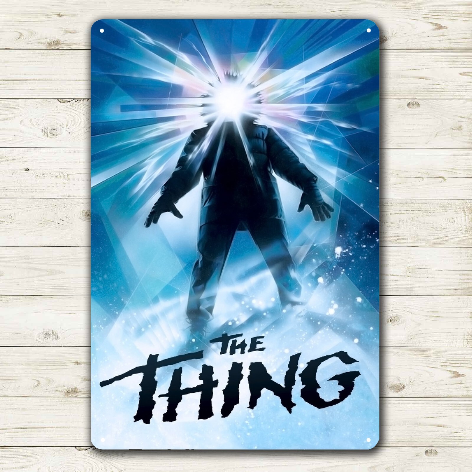 The Thing Movie Metal Poster Tin Sign - 20x30cm Collectable Plate