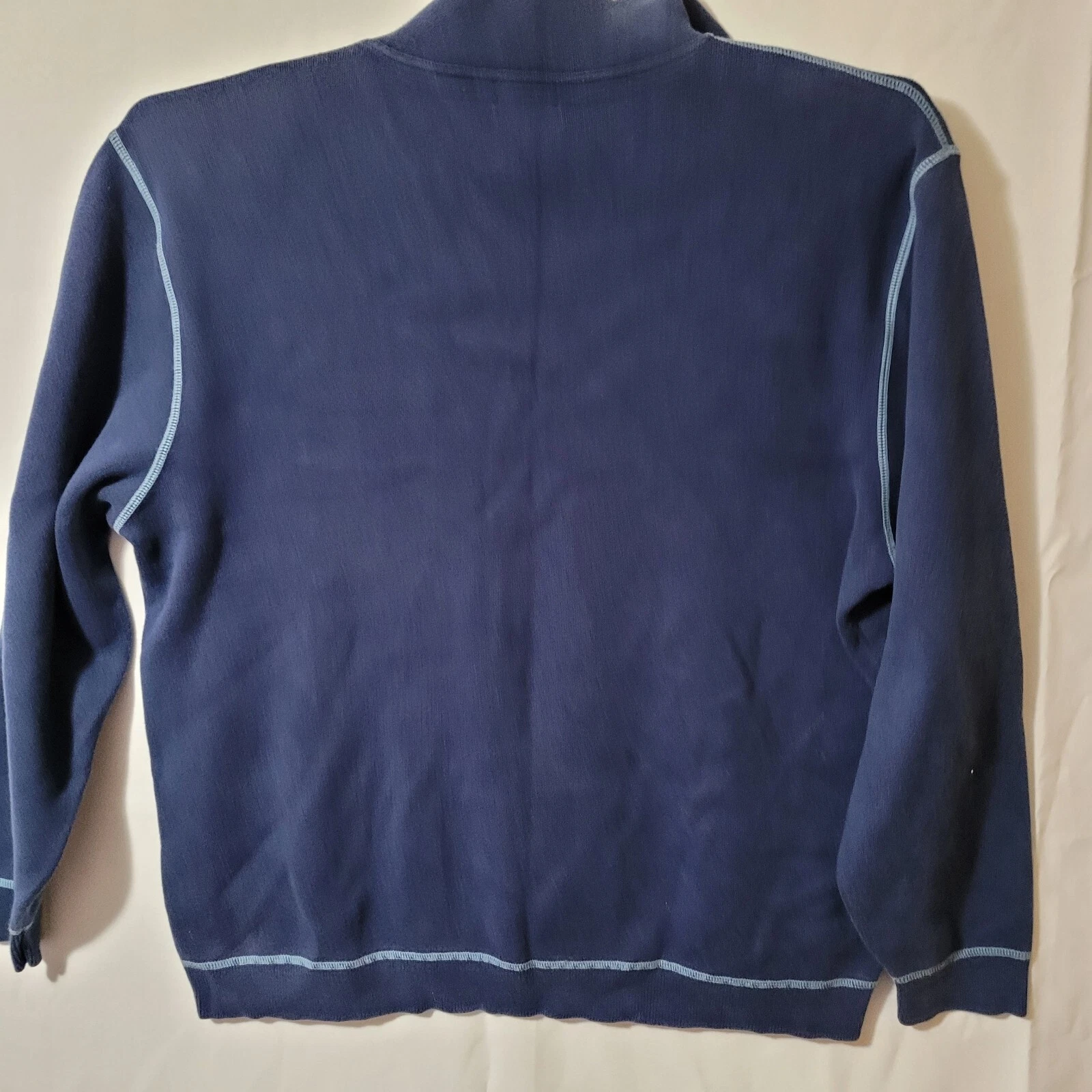 VETEMENTS Felpa da golf pullover Izod XFG da uomo taglia XL blu