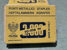 Vintage Staples Metal Dots - Ro-ma 64 - 3 x 2000 Dots - 1970s