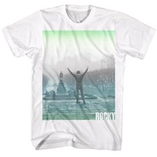 Rocky Movie Rocky Balboa Early Morning Sun Rise Philly Museum Men's T Shirt