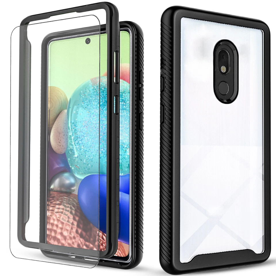 Funda para teléfono LG Journey Lte a prueba de golpes + vidrio templado Foto 2 de 4