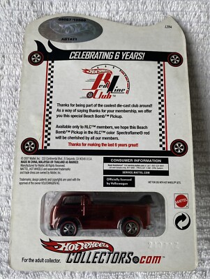 Hot Wheels RLC Club Exclusive Beach Bomb Pickup VW Red