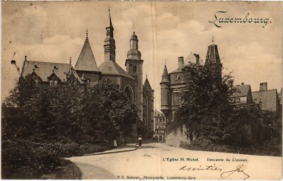 PC LUXEMBURG KIRCHE ST. MICHEL DESCENTE DE CLAUSEN (A61769)