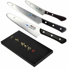 MAC GSP-31 Original 3 Pcs Molybdenum Steel Kitchen Knife Set (UK-60 FK70 PK-40)