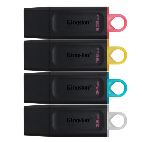 KINGSTON DT X EXODIA DATA FLASH USB 3.0 3.1 CLÉ LECTEUR 256 Go 128 Go 64 Go 32 Go LOT - Photo 1/9