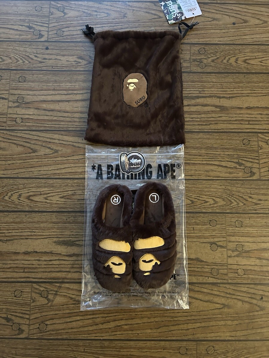 S】 A BATHING APE x SUBU Head Brown