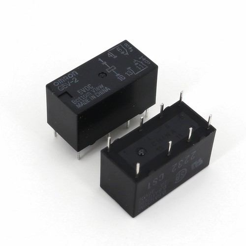 10 piezas Omron G5V-2 DC5V DPDT 8 pines montaje PCB relé de señal de bajo costo - Imagen 2 de 5