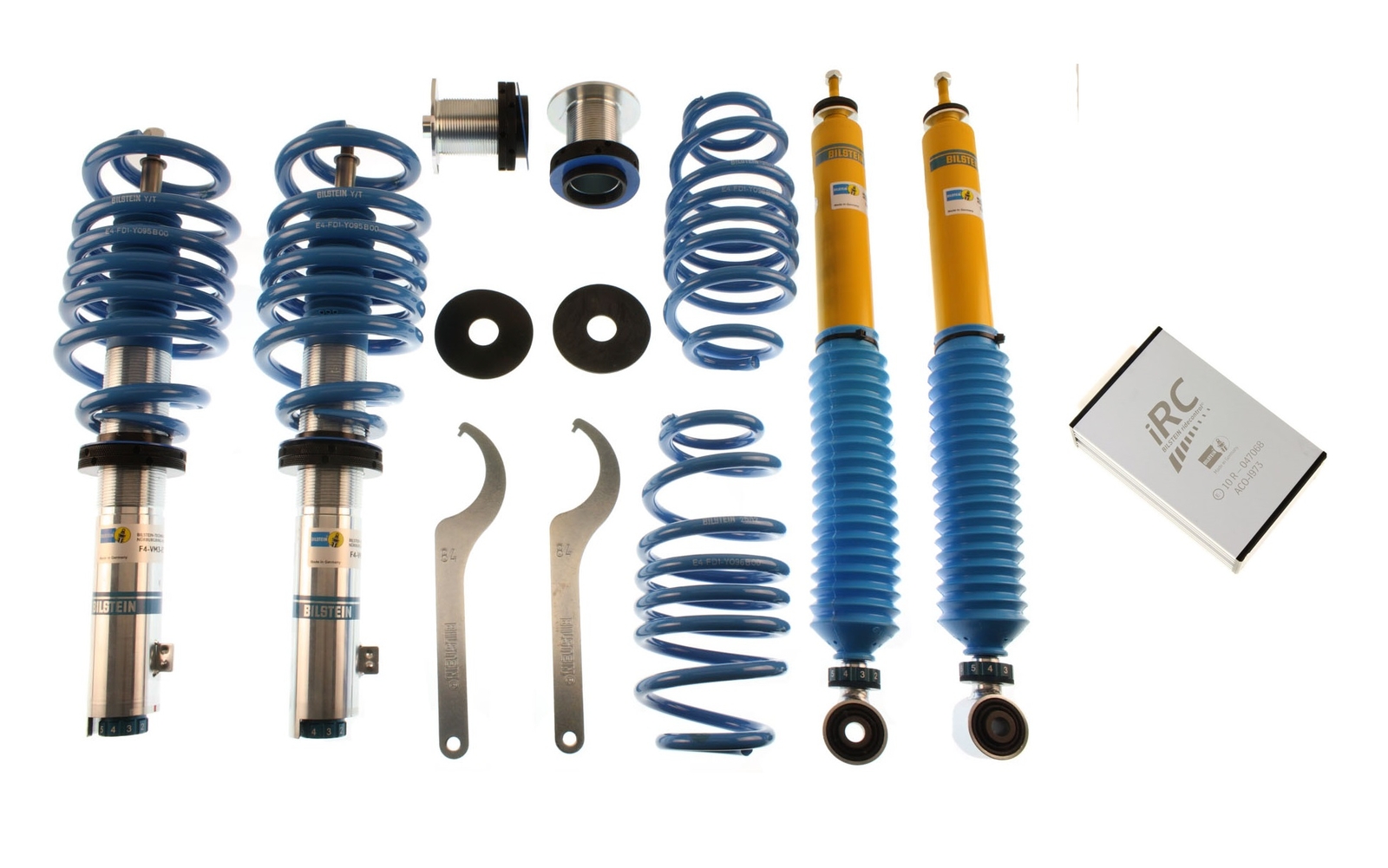 Bilstein B16 PSS10 Shocks Coil Springs & B1 iRC Module Kit For Audi A4 ...