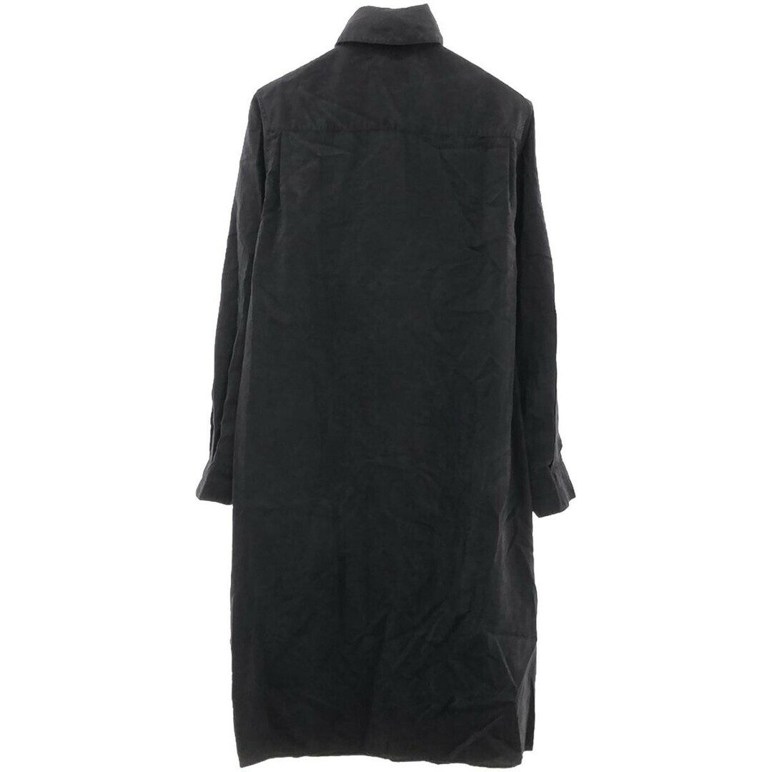 LEMAIRE 19AW Silk Nylon Zip Up Middress Dress DR245 LF208 Charcoal 