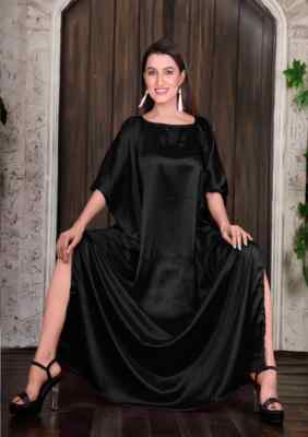 kaftan maxi satin dress Goddess Kaftan maxi Dress - Green Kaftan maxi dress