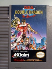 Double Dragon II 2 (Nintendo NES) Authentic Game Cart w/Sleeve Clean & Tested