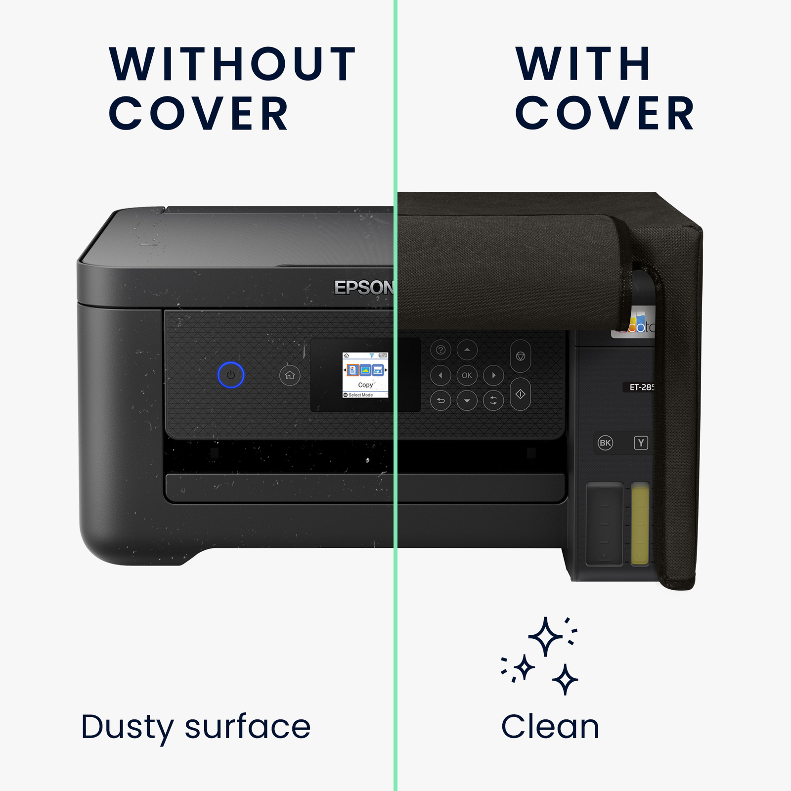 Dust Cover Compatible with Epson EcoTank ET2850 EcoTank ET2856